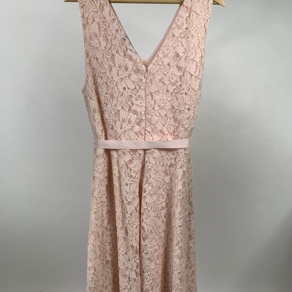 Lane Bryant Women's Sleeveless Pink Lace V-neck Dress Size 20 - Picture 4 of 9